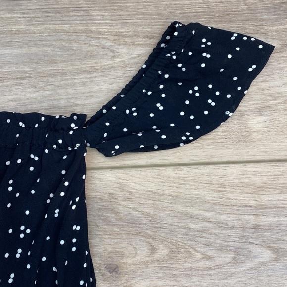 Flynn Skye |‎ Bella | Off the Shoulder Boho Maxi Dress Romantic polka dot - Picture 6 of 16